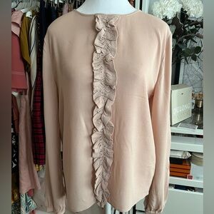 Day Birger et Mikkelsen Ruffled Blush Pink Top